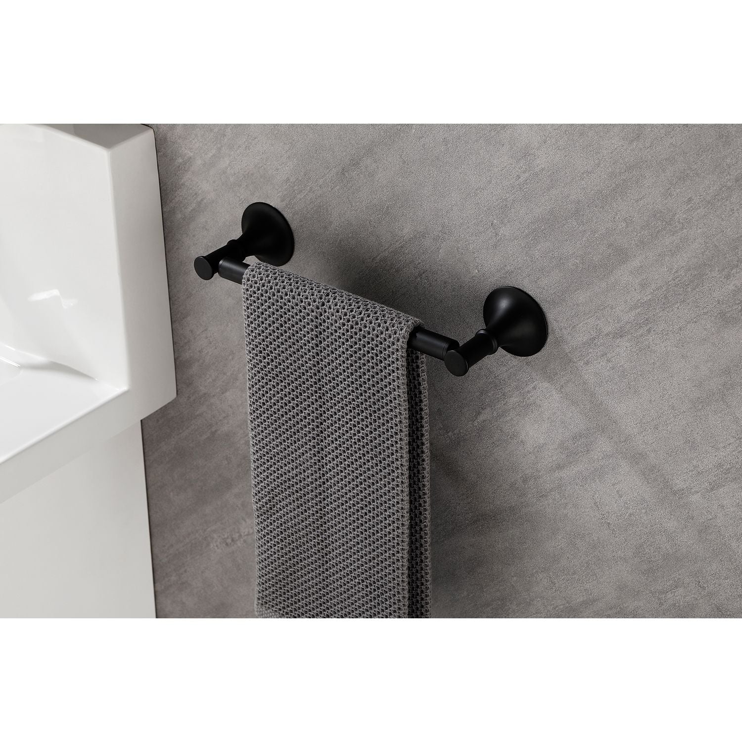 6-Piece Brass Bathroom Towel Rack Set – Wall Mounted