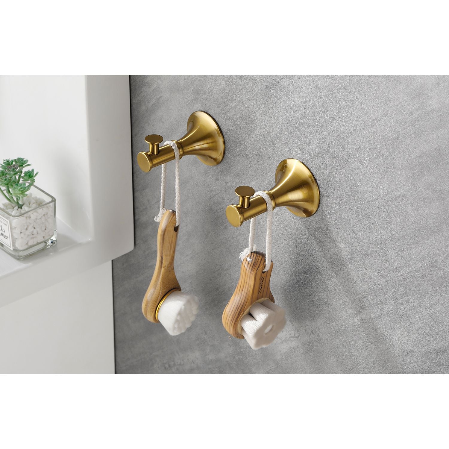6-Piece Bathroom Towel Rack Set – Wall Mounted Organizer