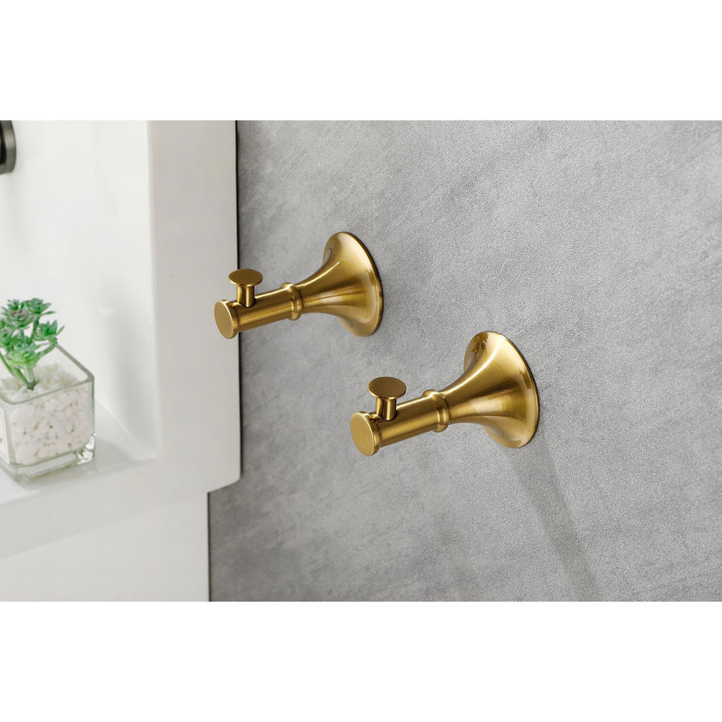 6-Piece Bathroom Towel Rack Set – Wall Mounted Organizer