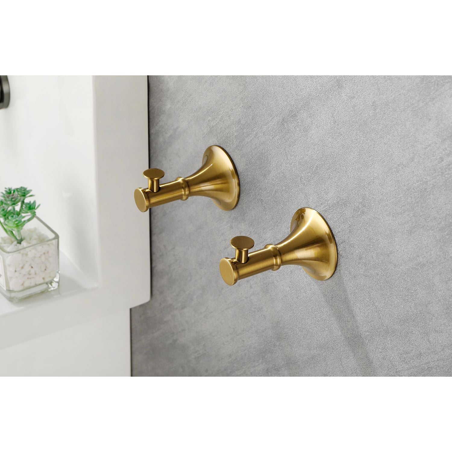 6-Piece Bathroom Towel Rack Set – Wall Mounted Organizer