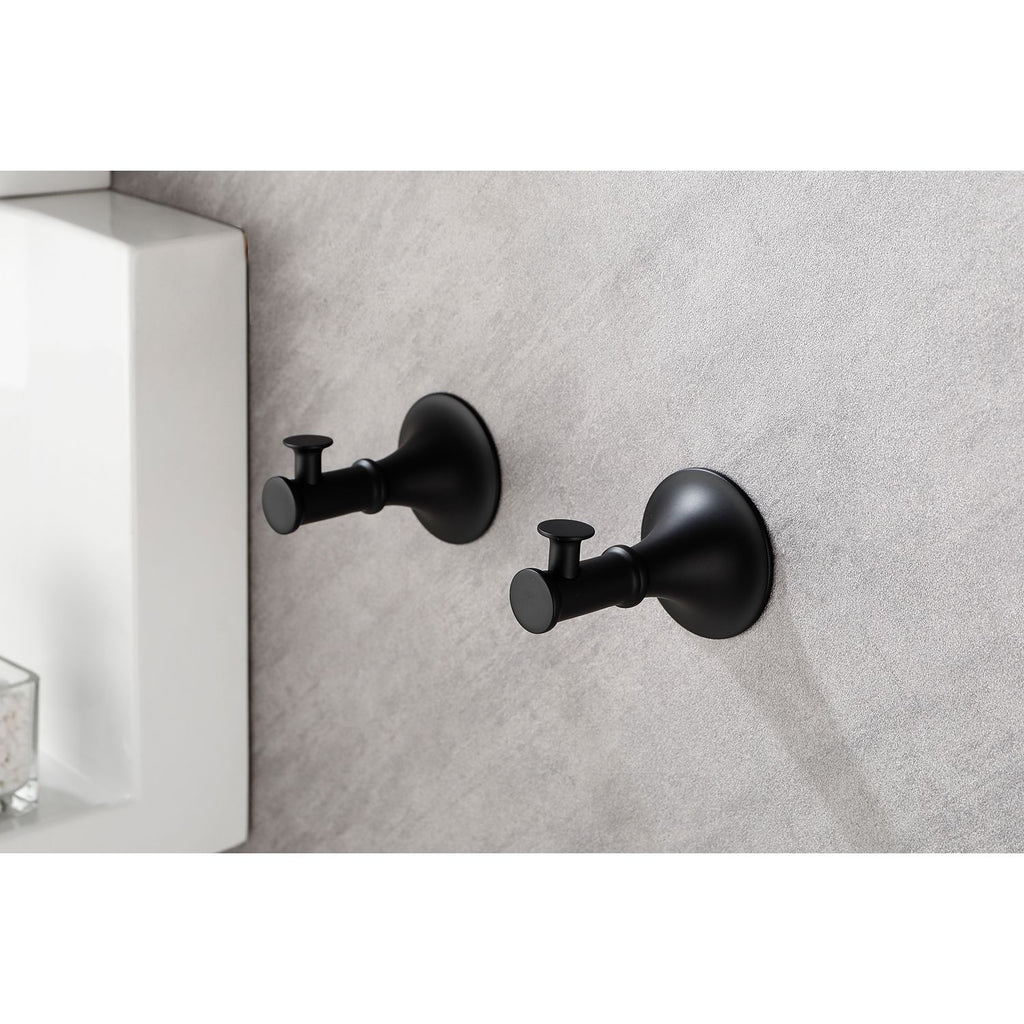 6-Piece Brass Bathroom Towel Rack Set – Wall Mounted