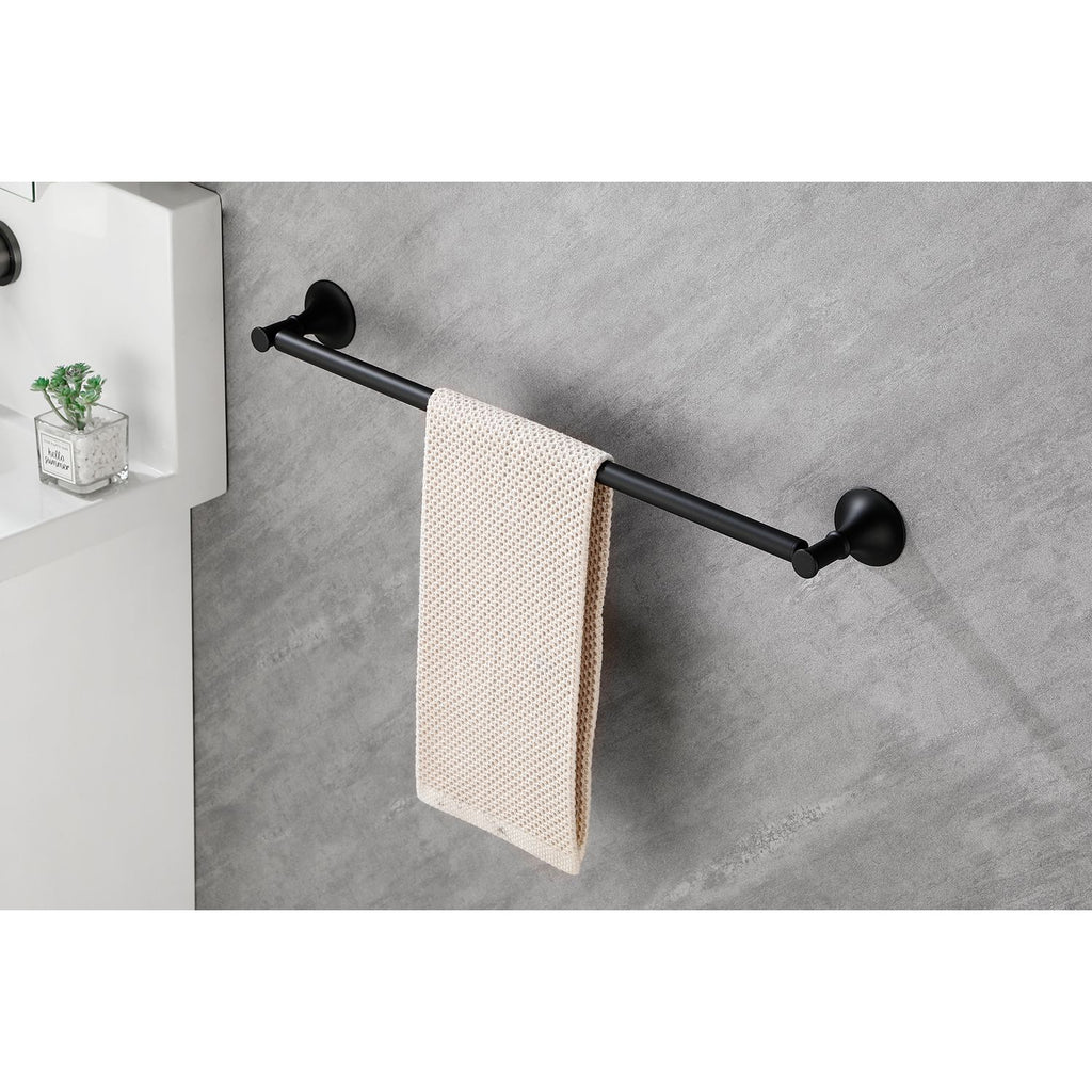 6-Piece Brass Bathroom Towel Rack Set – Wall Mounted