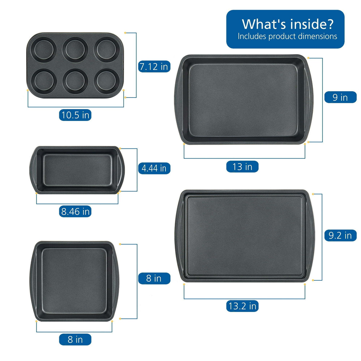A Versatile Nonstick Bakeware Set for Everyday Recipes