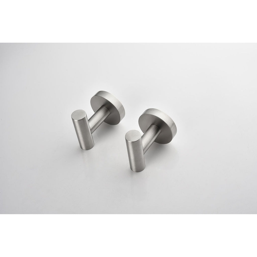 Modern 6-Piece Bathroom Towel Rack Set with Hidden Mounting Holes