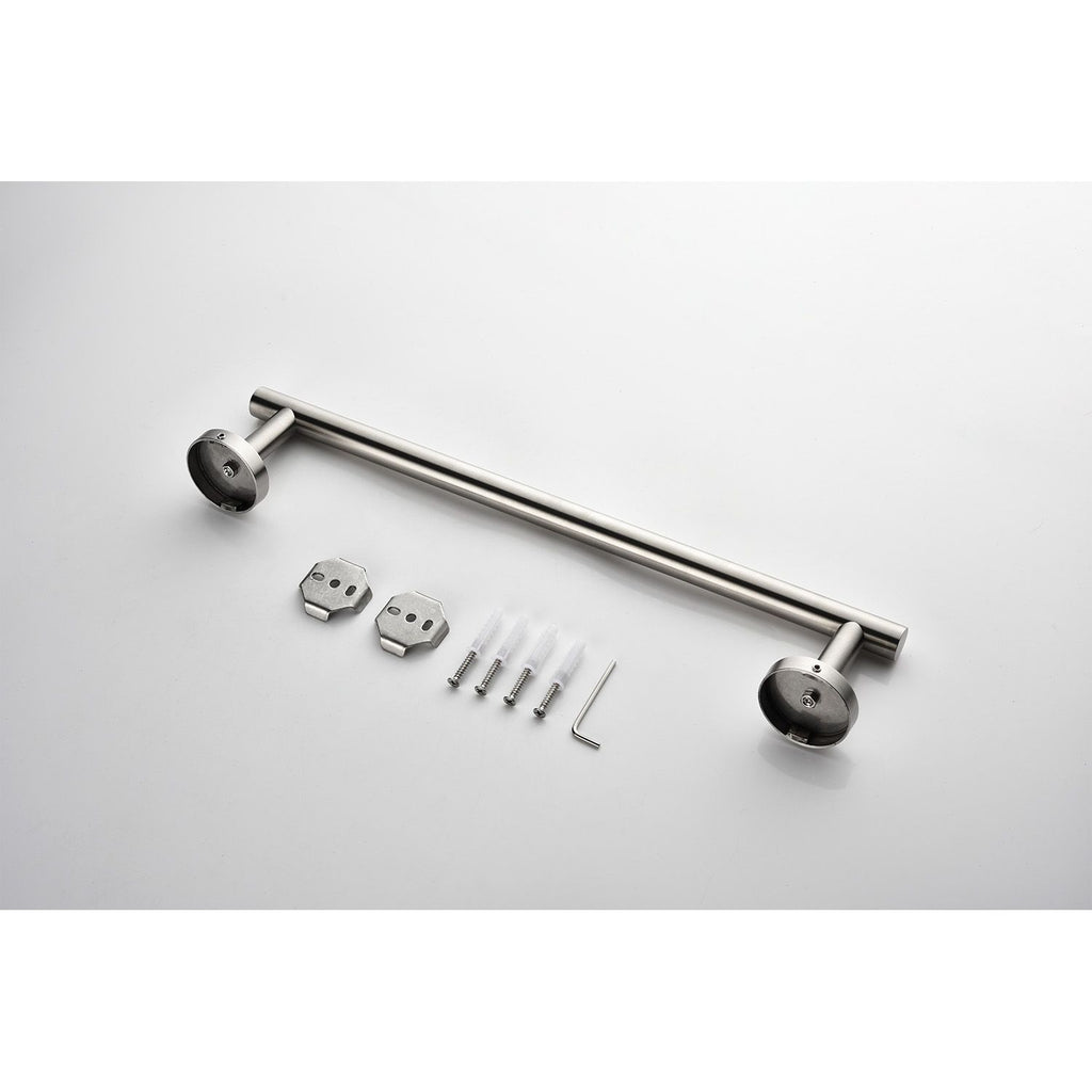 Modern 6-Piece Bathroom Towel Rack Set with Hidden Mounting Holes
