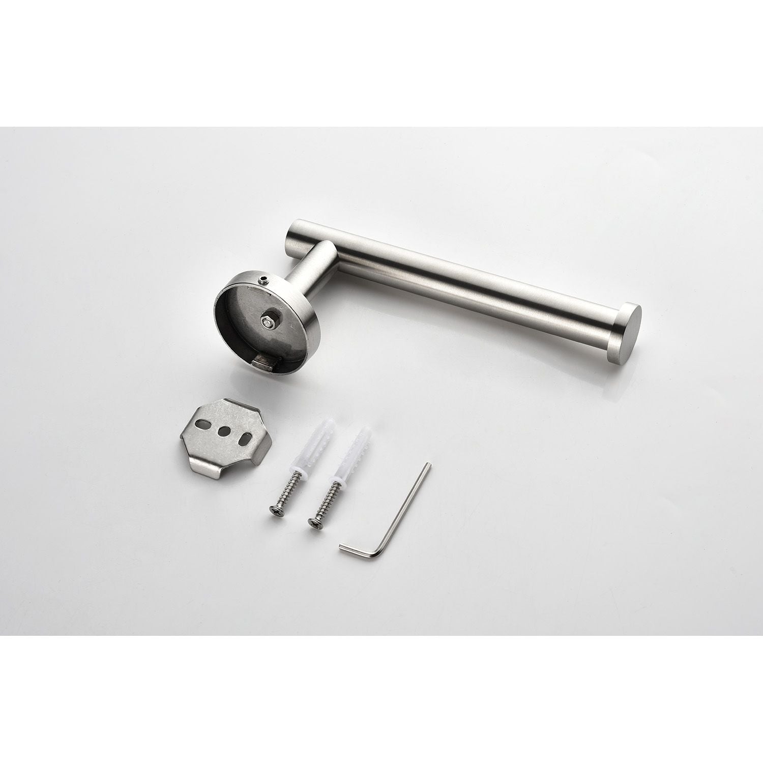 Modern 6-Piece Bathroom Towel Rack Set with Hidden Mounting Holes