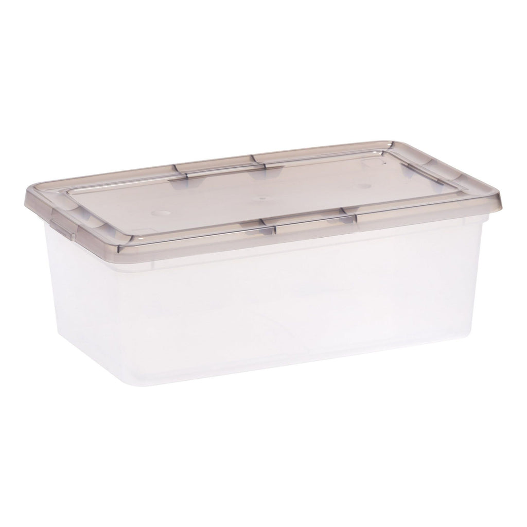 Stackable Storage Bins with Lids – 10-Pack for Clutter-Free Organization