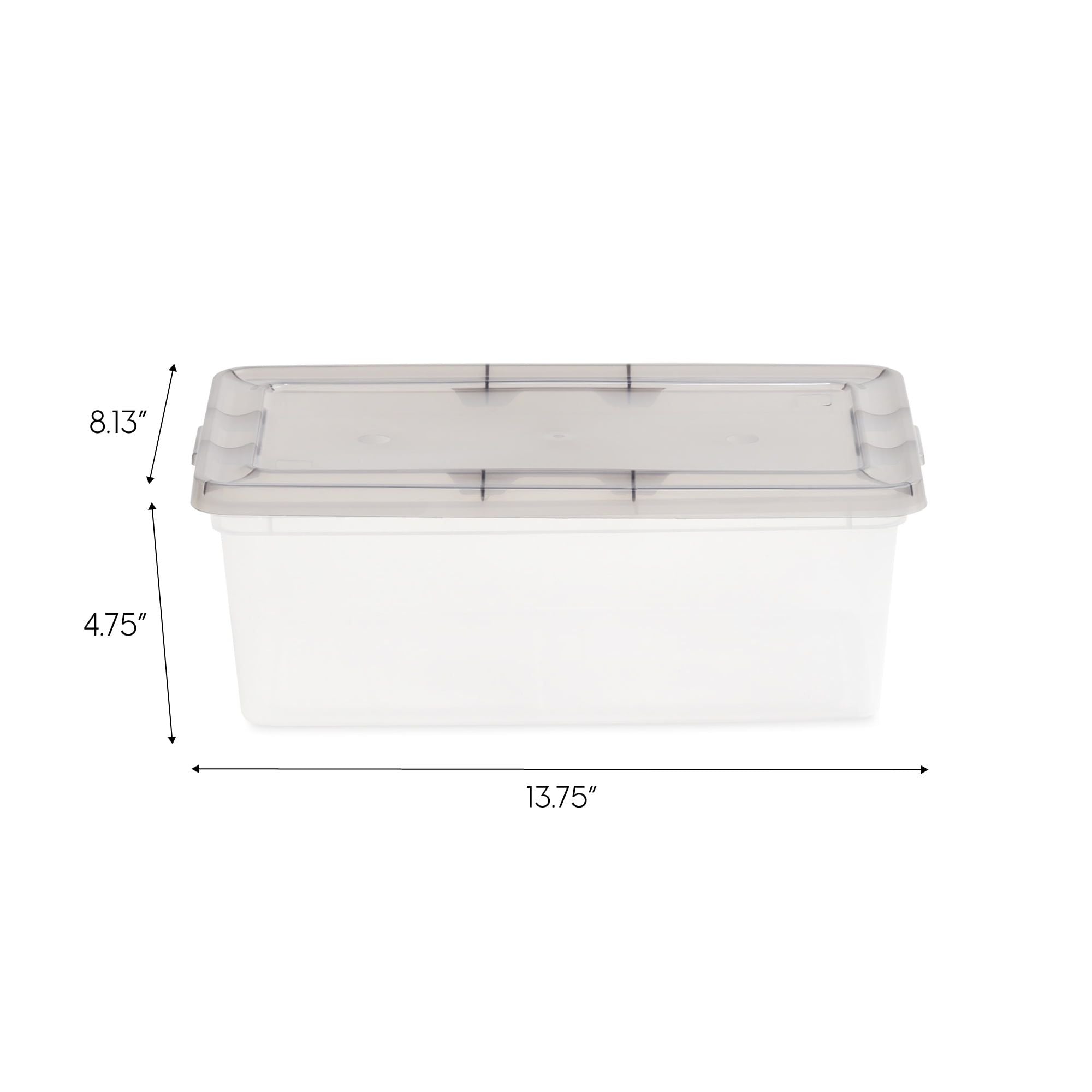 Stackable Storage Bins with Lids – 10-Pack for Clutter-Free Organization
