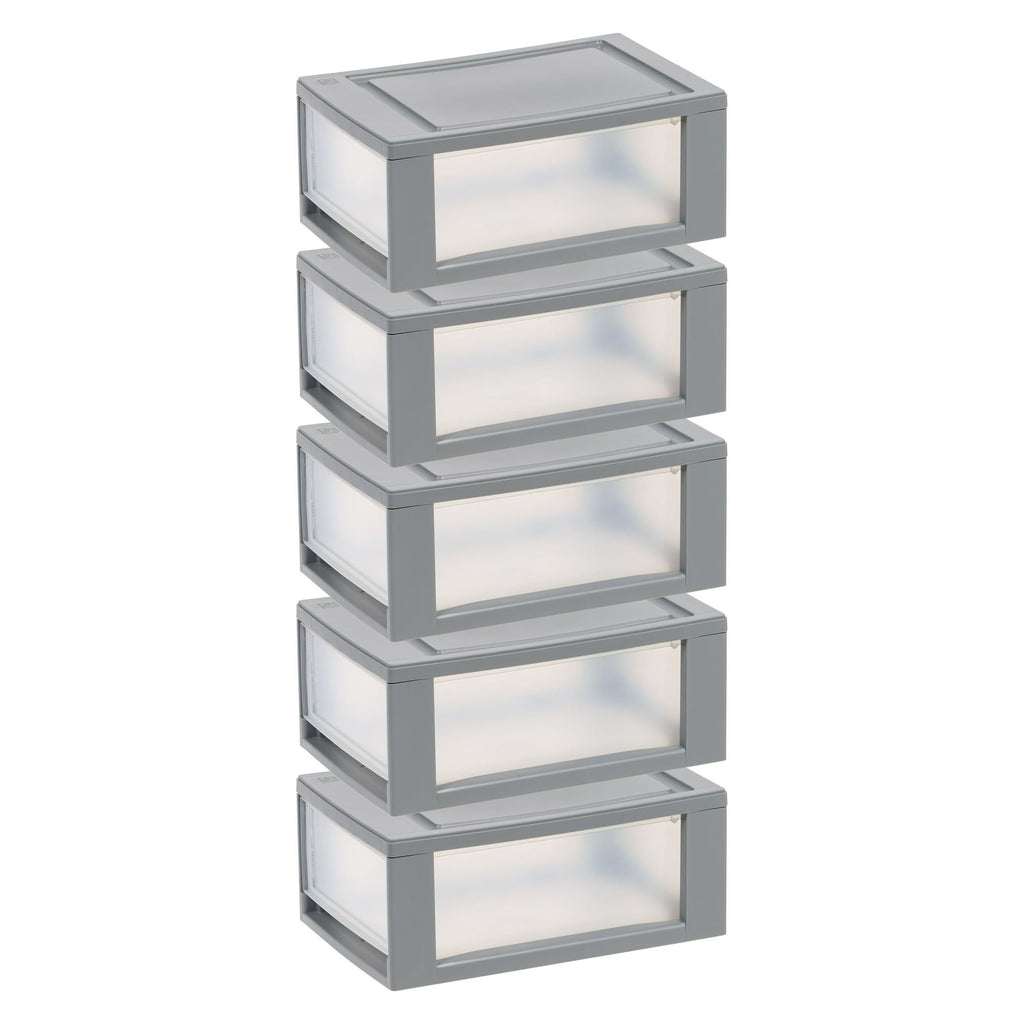 Modular Stackable Clear Storage Bins for Under Bed Organization