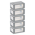 Modular Stackable Clear Storage Bins for Under Bed Organization