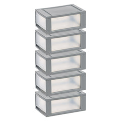 Modular Stackable Clear Storage Bins for Under Bed Organization