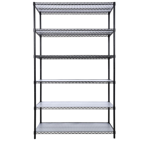 6 Tier Capacity NSF Metal Shelf Wire Shelving Unit, practical Adjustable Storage