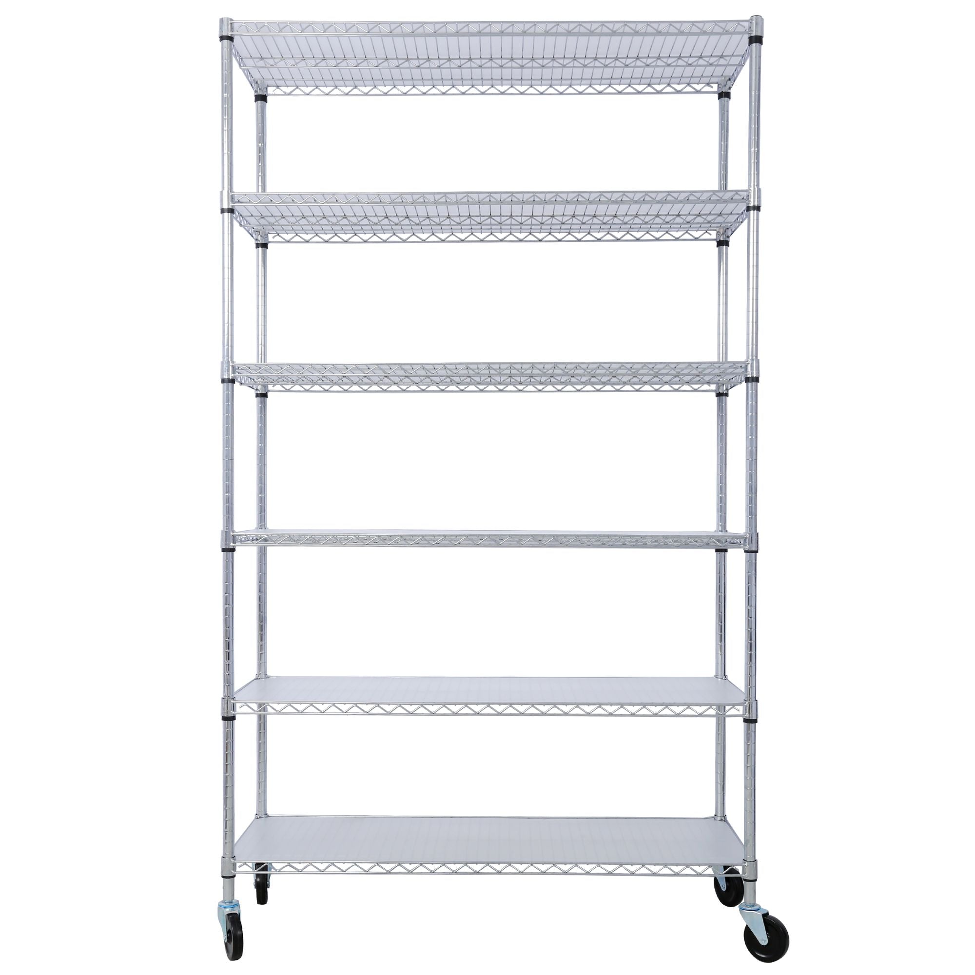6 Tier Capacity NSF Metal Shelf Wire Shelving Unit, practical Adjustable Storage