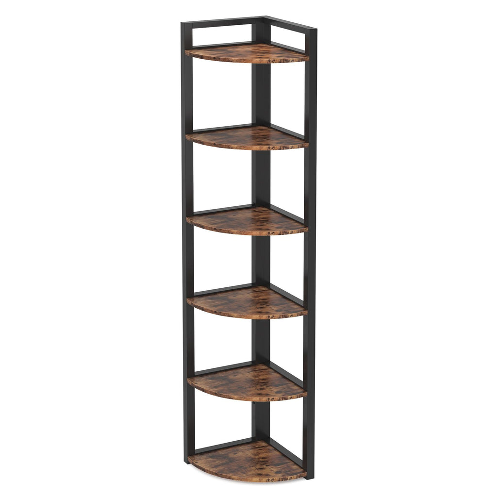 Multi-Tier Corner Shelf for Storage and Display