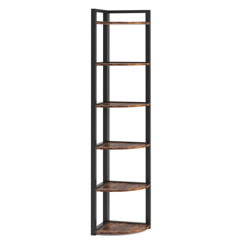 Multi-Tier Corner Shelf for Storage and Display