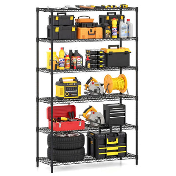 practical Metal Storage Shelving with Adjustable Shelves