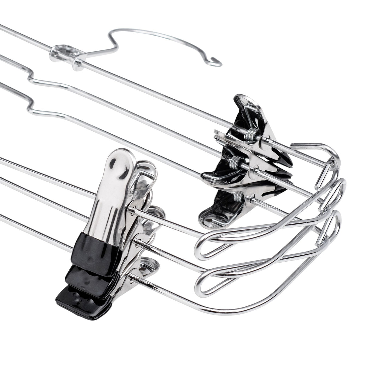 USTECH Tiered Clip Hanger with Swivel Hook