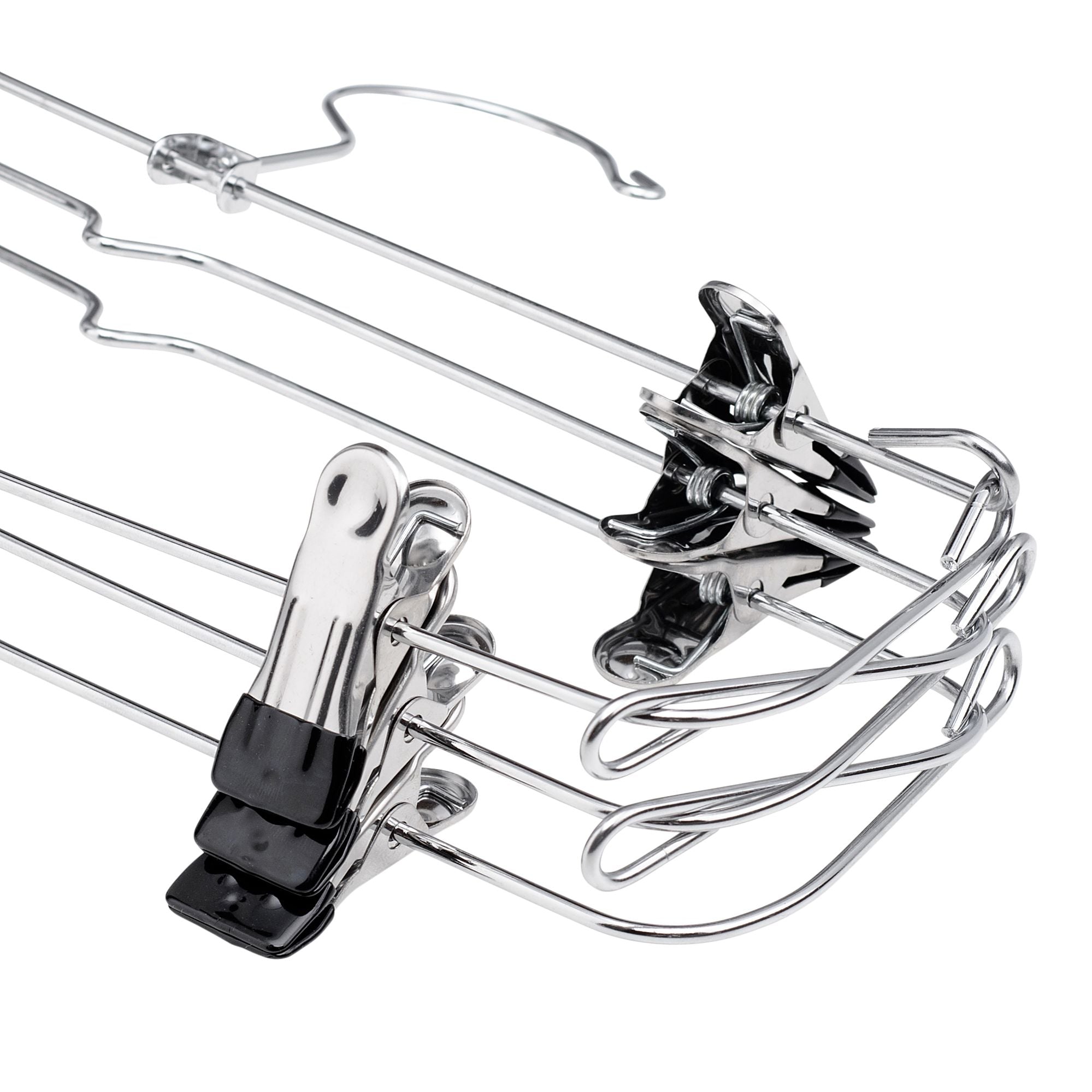 Tiered Clip Hanger for a More Efficient Closet