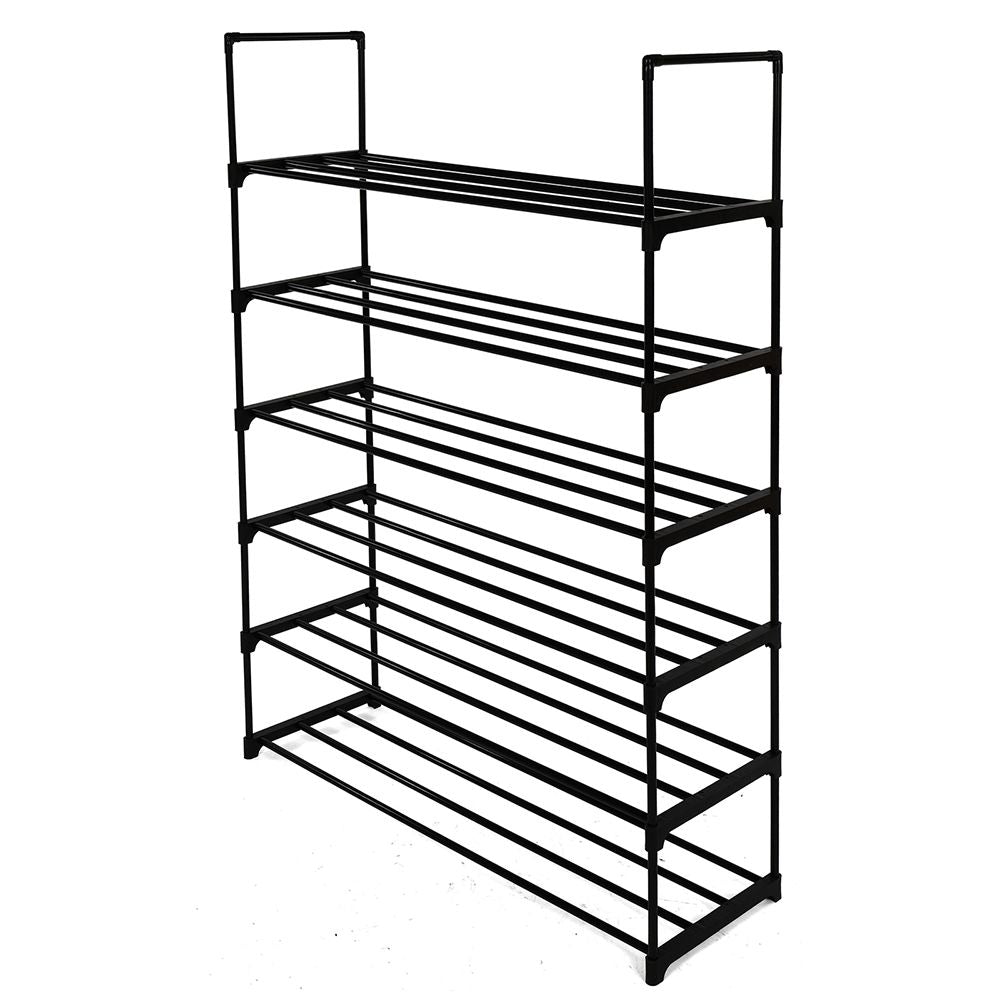 6-Tier Shoe Rack Tower Organizer for Entryway, Closet, and Hallway