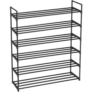 6-Tier Shoe Rack Tower Organizer for Entryway, Closet, and Hallway