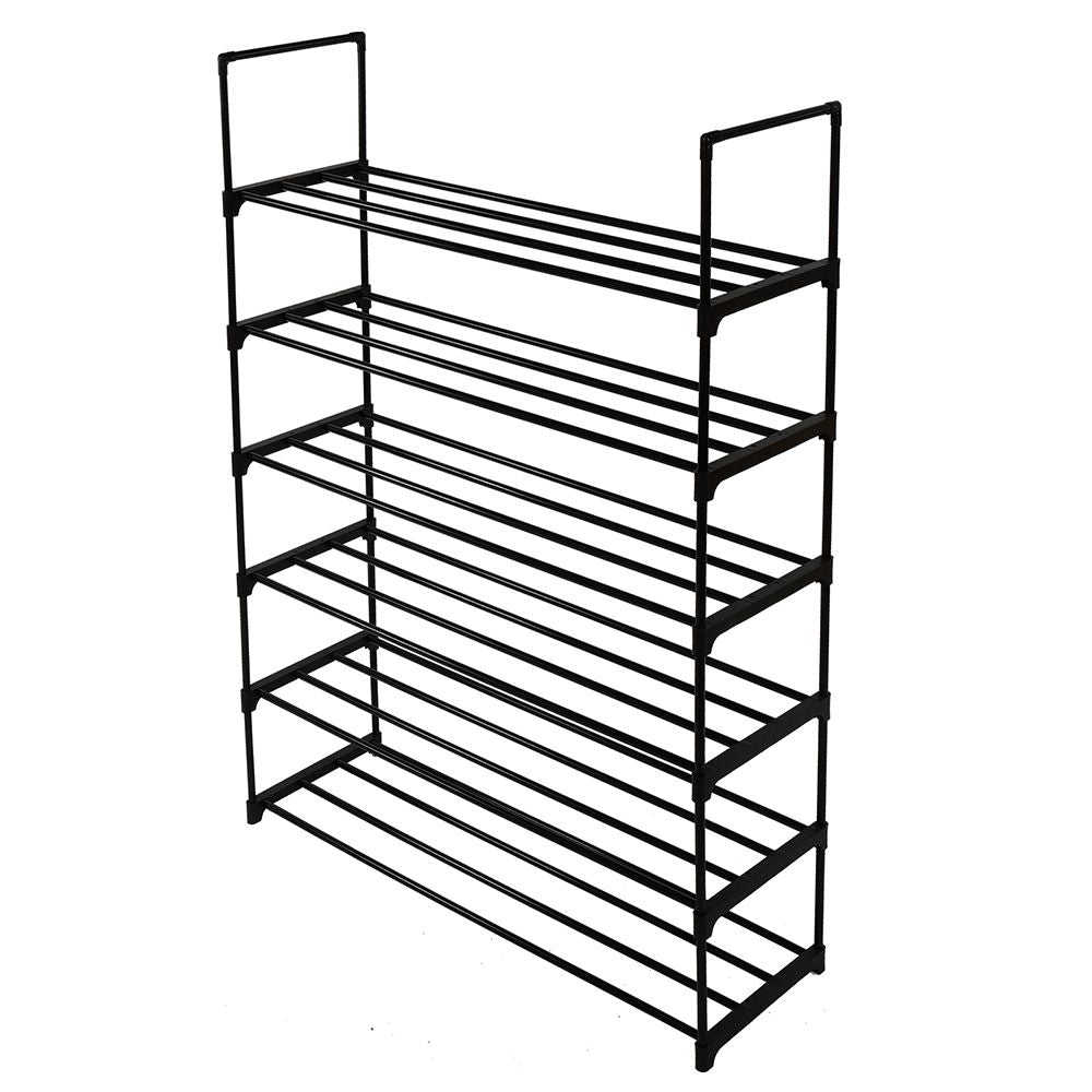 6-Tier Shoe Rack Tower Organizer for Entryway, Closet, and Hallway