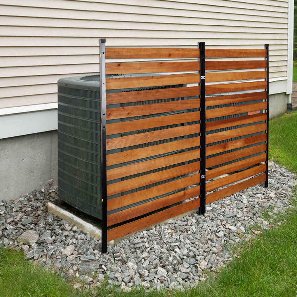 Freestanding Outdoor Privacy Screen for Equipment and Patios