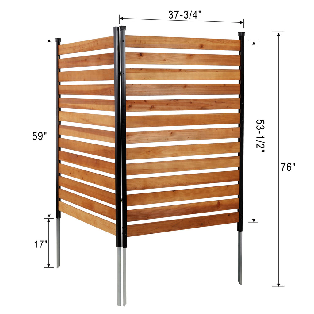 Freestanding Outdoor Privacy Screen for Equipment and Patios
