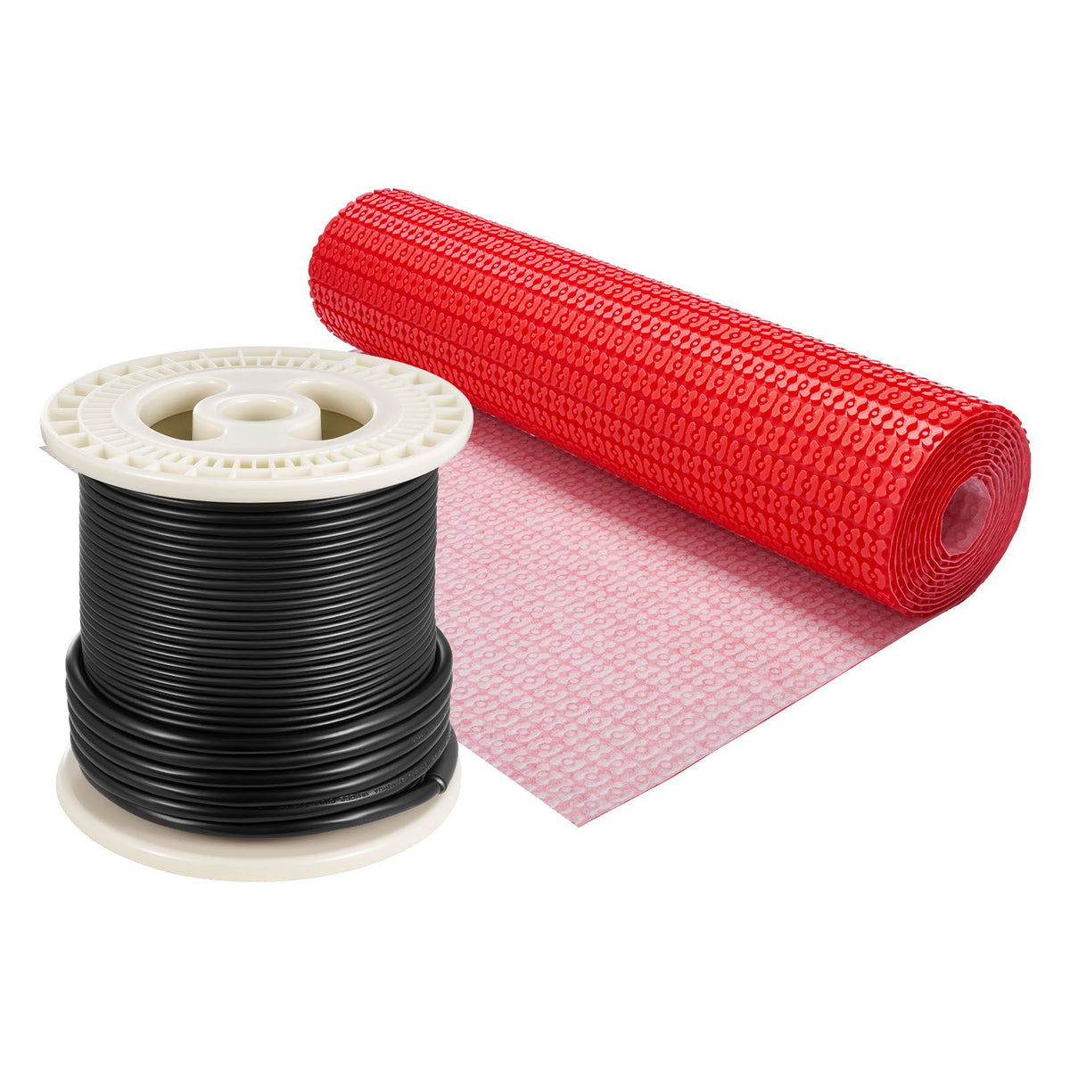 60 sqft Floor Heating Mat System, 120V Electric Radiant Heated Floor System, with