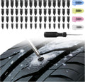 60-Piece Screw-Type Tire Plug Kit – Self-Service Tire Repair - 4 Size/60PCS