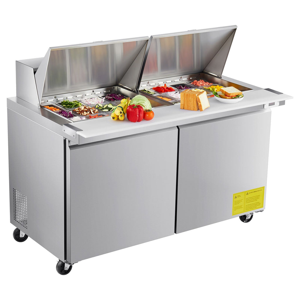 Commercial Mega-Top Refrigerated Prep Table
