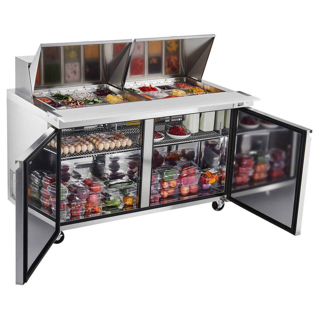 Commercial Mega-Top Refrigerated Prep Table