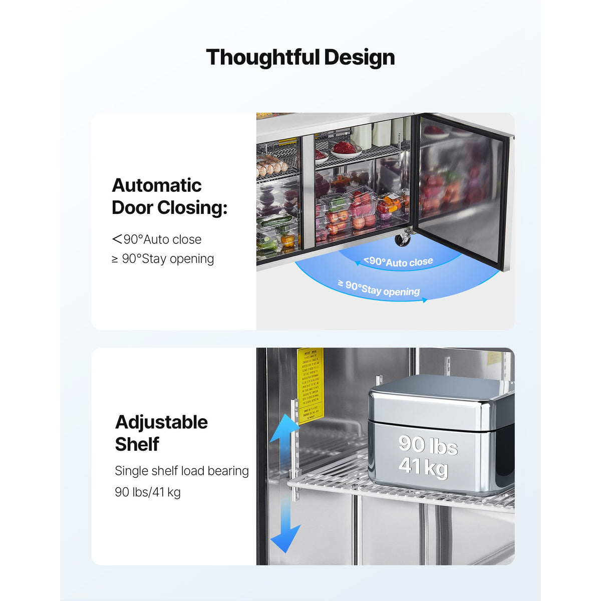 Commercial Mega-Top Refrigerated Prep Table