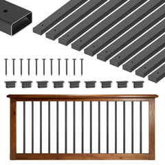 61-Pack Galvanized Steel Deck Balusters, for Porch & Stair Railing