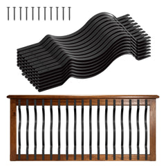 Wavy Metal Deck Balusters with Screws for Outdoor Railing