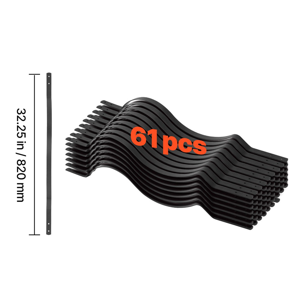 Wavy Metal Deck Balusters with Screws for Outdoor Railing
