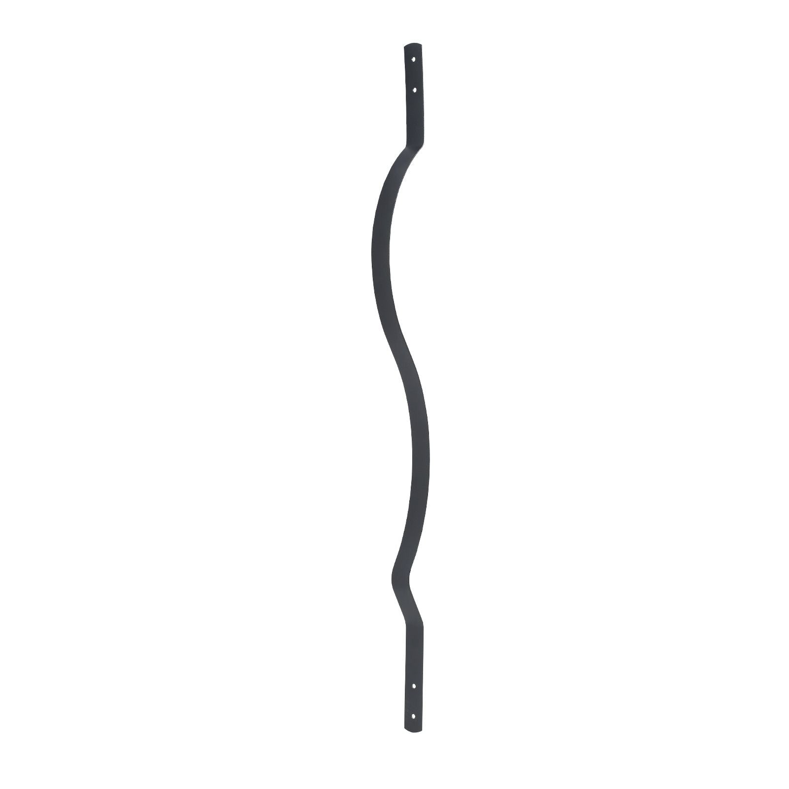 Wavy Metal Deck Balusters with Screws for Outdoor Railing