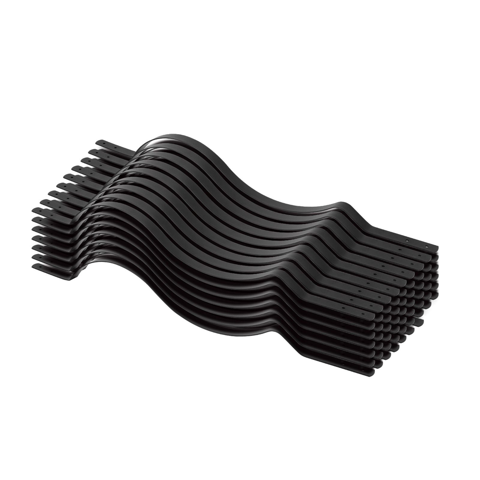 Wavy Metal Deck Balusters with Screws for Outdoor Railing