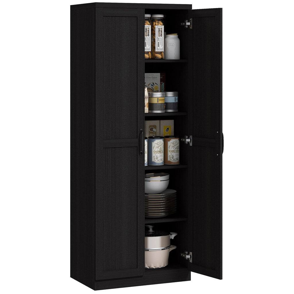 Two-Door Pantry Cabinet with Adjustable Shelves