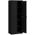 Two-Door Pantry Cabinet with Adjustable Shelves