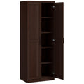 Five-Tier Pantry Cabinet with Adjustable Shelving