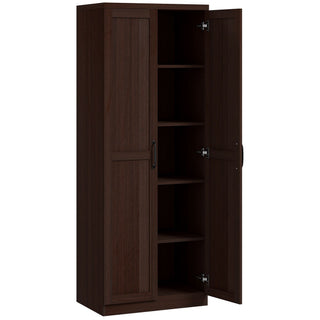 Five-Tier Pantry Cabinet with Adjustable Shelving
