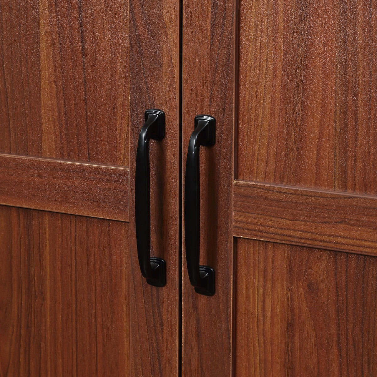 5-Tier Kitchen Pantry Cabinet with Adjustable Shelves and Elegant Design