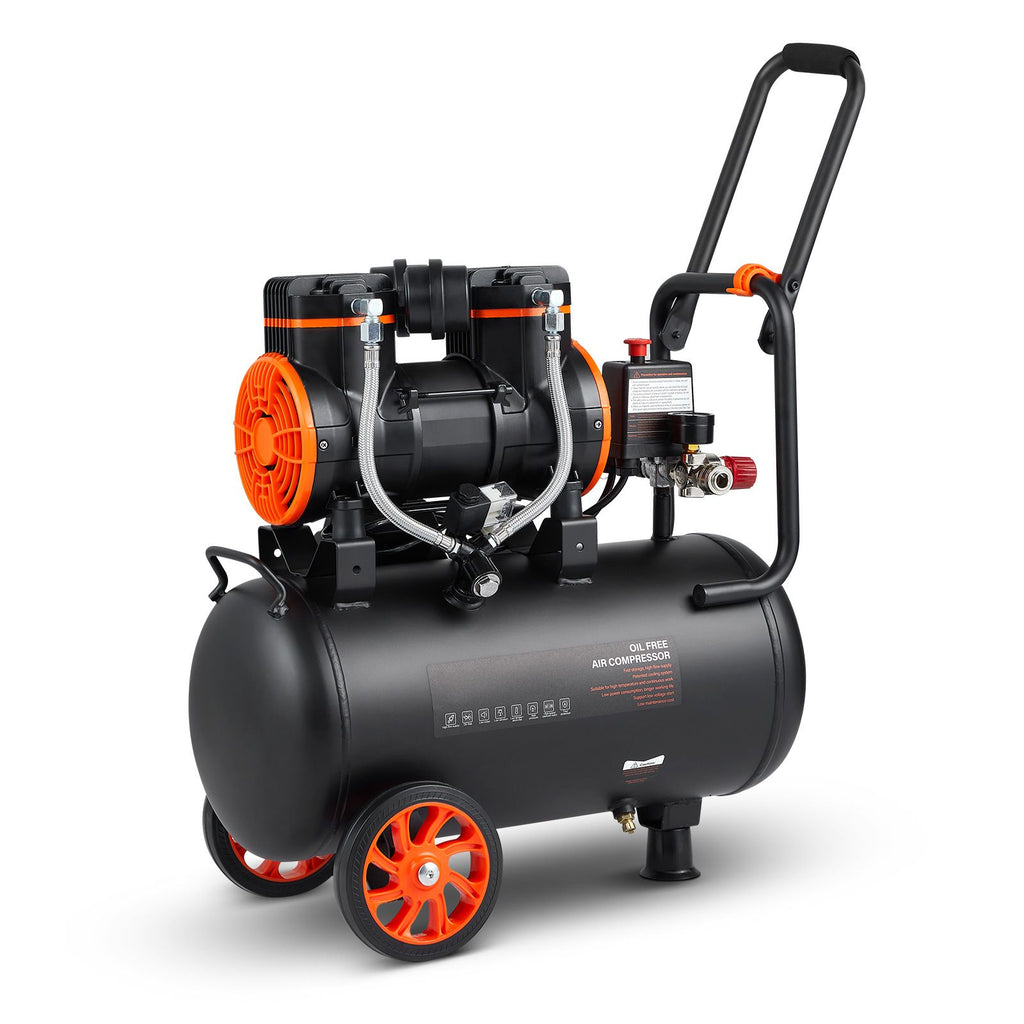 Oil-Free Air Compressor with Noise Reduction Design