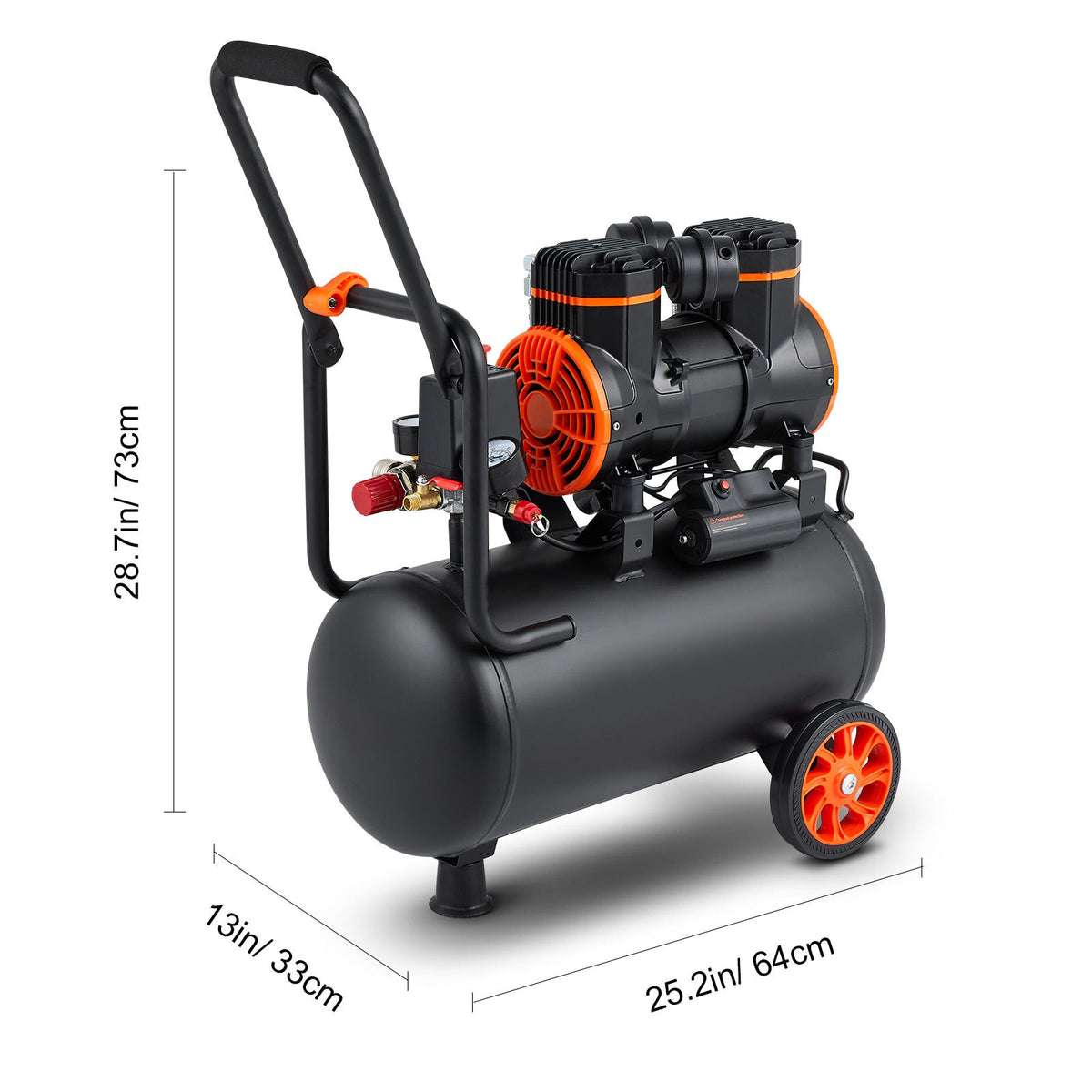 Oil-Free Air Compressor with Noise Reduction Design