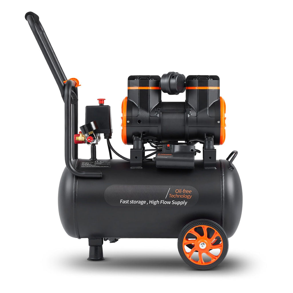 Oil-Free Air Compressor with Noise Reduction Design