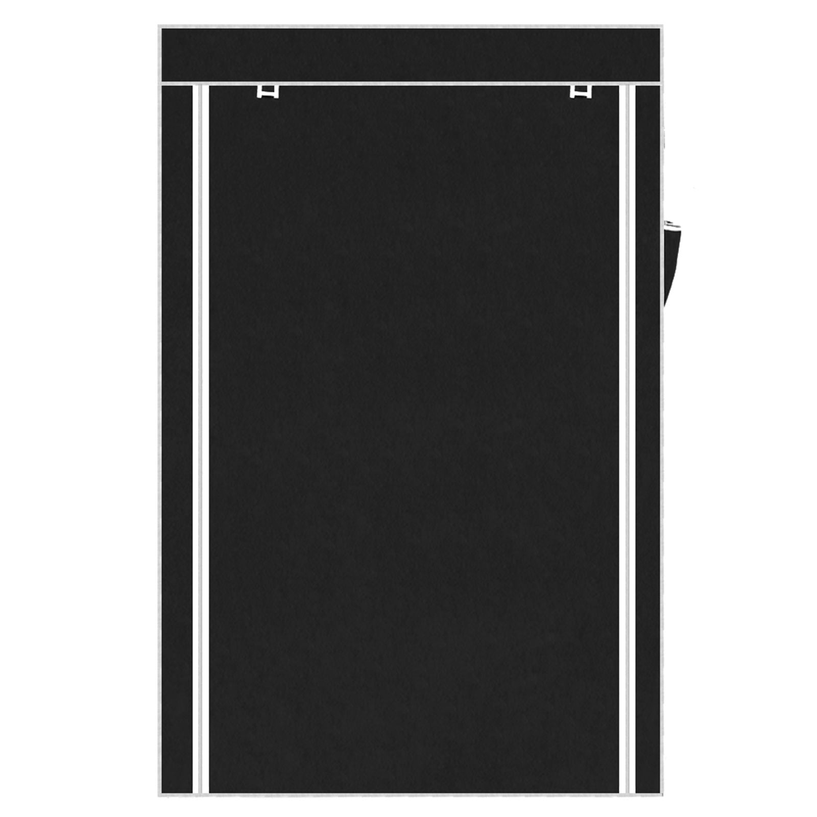 Portable Closet Organizer with Hanging Rod and Shelves