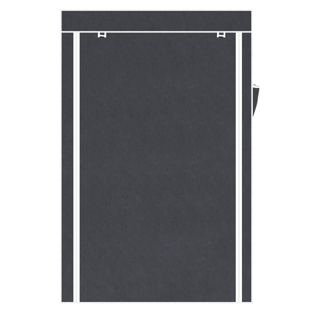 64" Portable Closet Organizer with Shelves and Hanging Rod