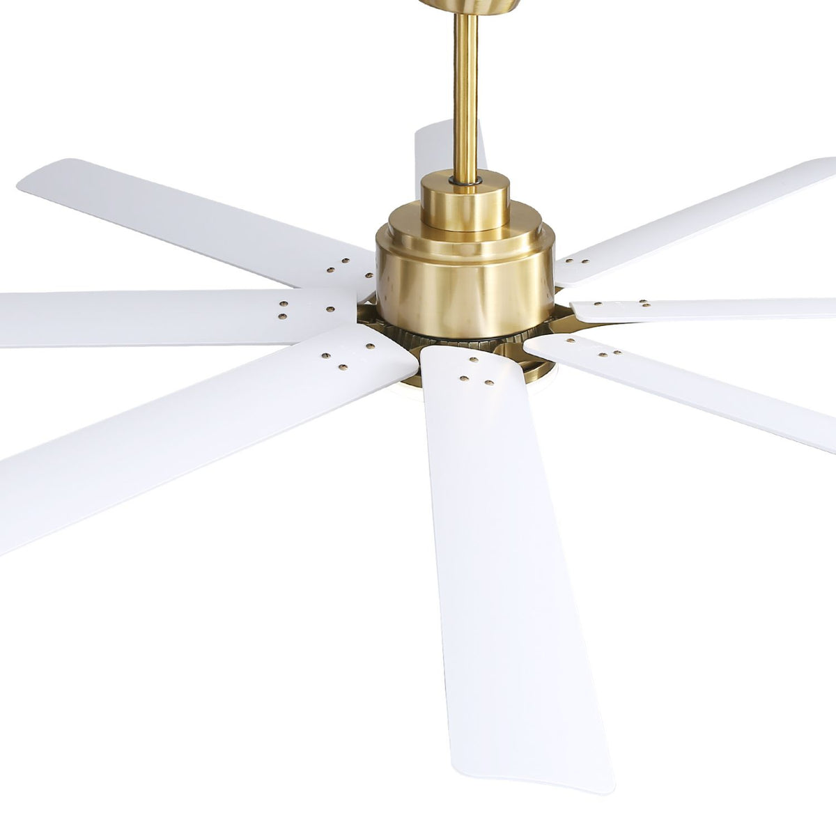 Smart Ceiling Fan with Dimmable LED Light and Reversible Airflow