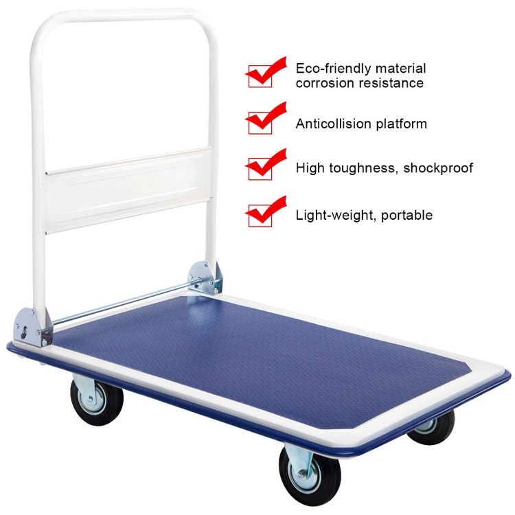 Folding Platform Cart for Effortless Transport