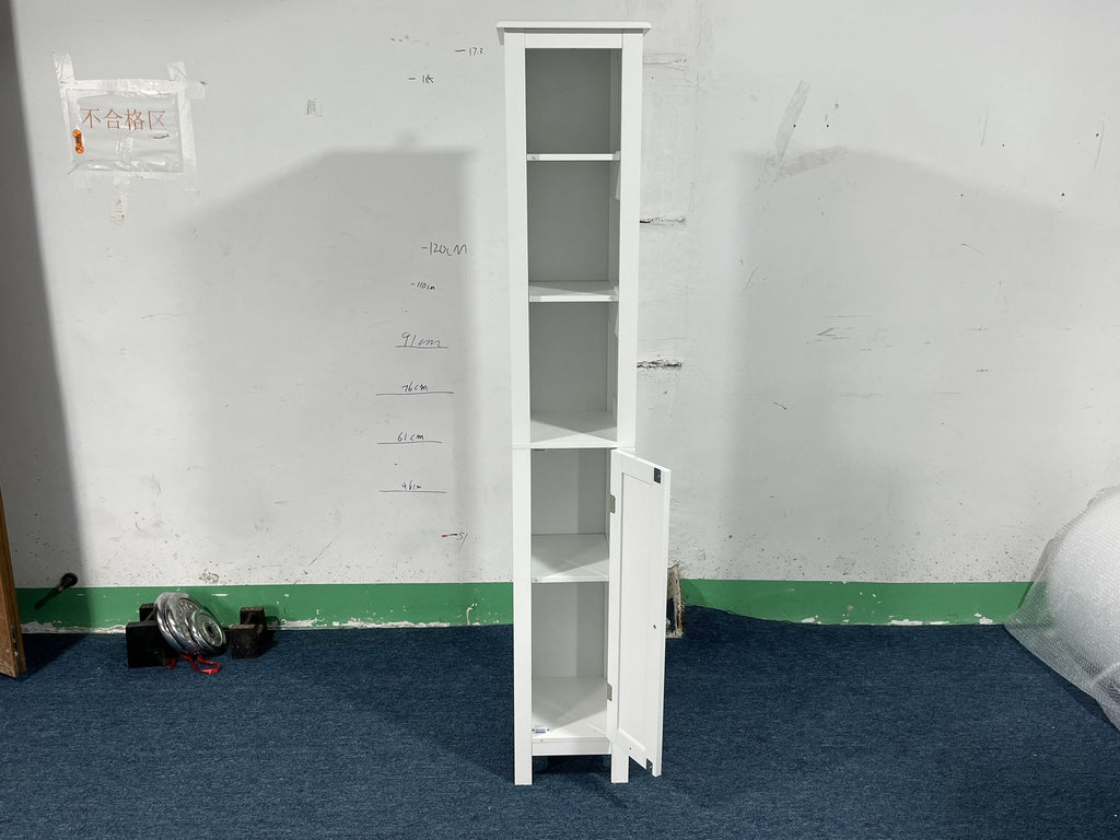 Versatile Tall Storage Cabinet for Bathroom, Kitchen, or Study